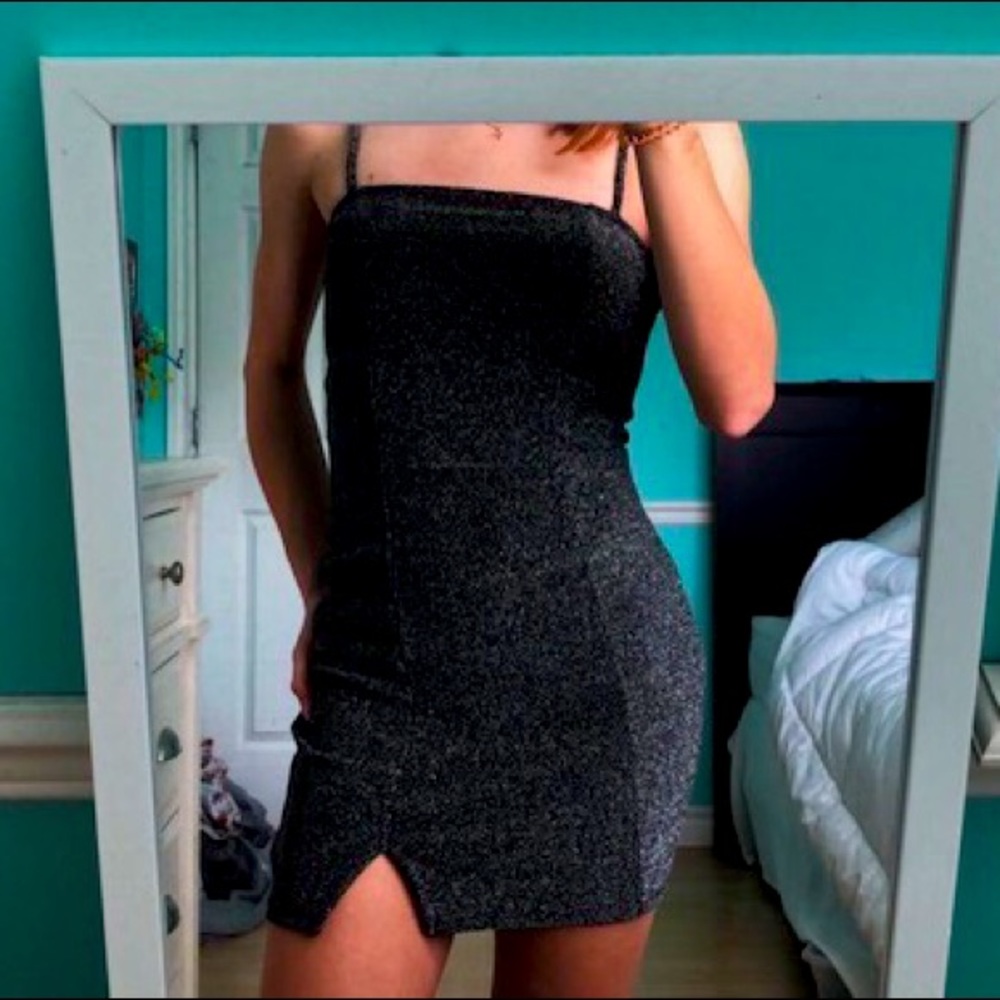 h&m sparkly dress